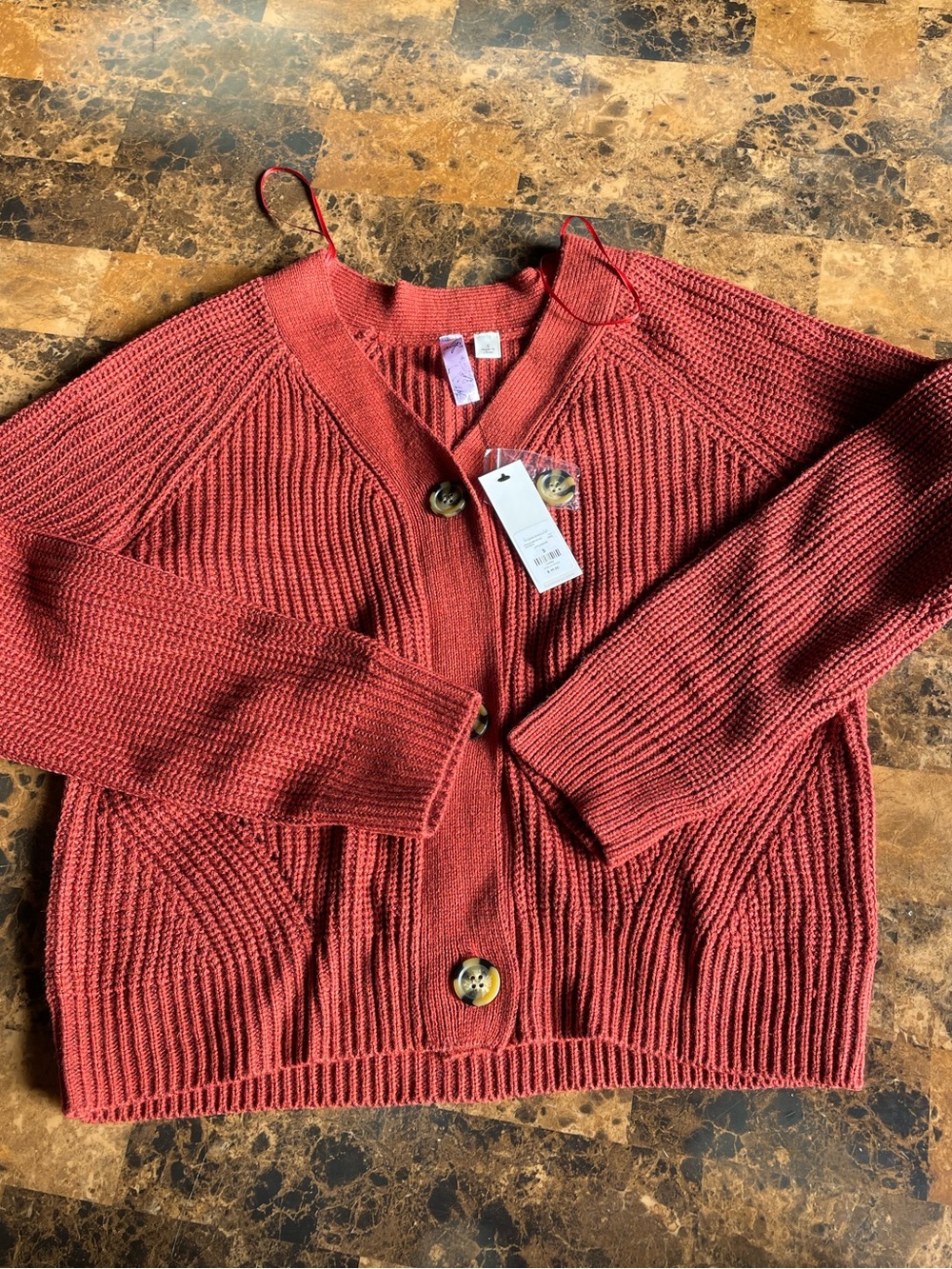 Autumn red sweater